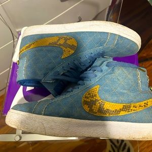 Supreme X Nike snakeskin denim blazers